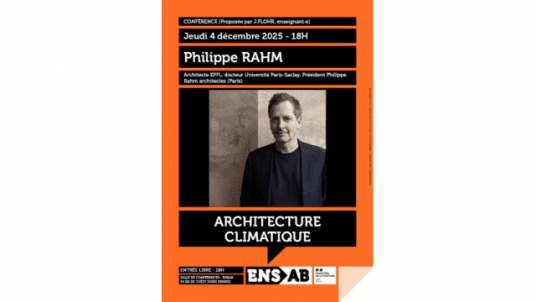 Conférence de Philippe Rahm : Architecture climatique