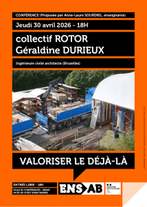 Valoriser le déjà-là Conférence du collectif Rotor - Géraldine Durieux