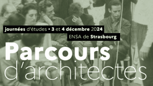 Journées d'études Parcours d'architectes